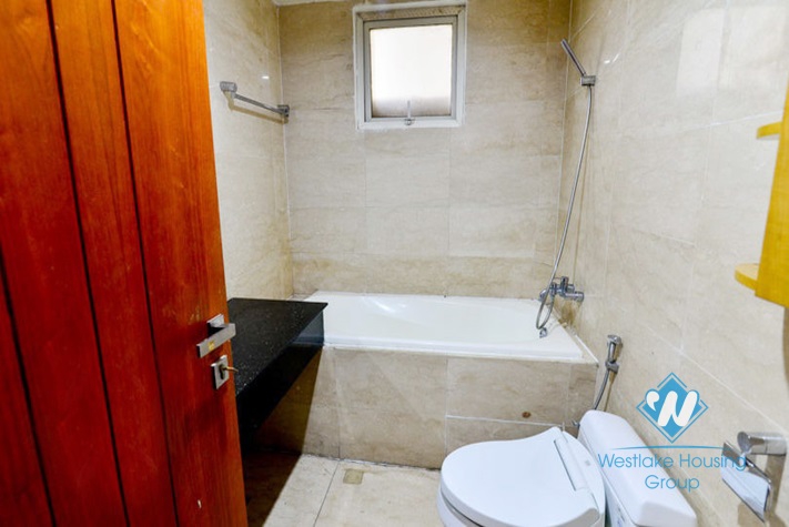 Unfurnished three bedrooms apartment for rent in L building, Ciputra, Tay Ho, Ha Noi